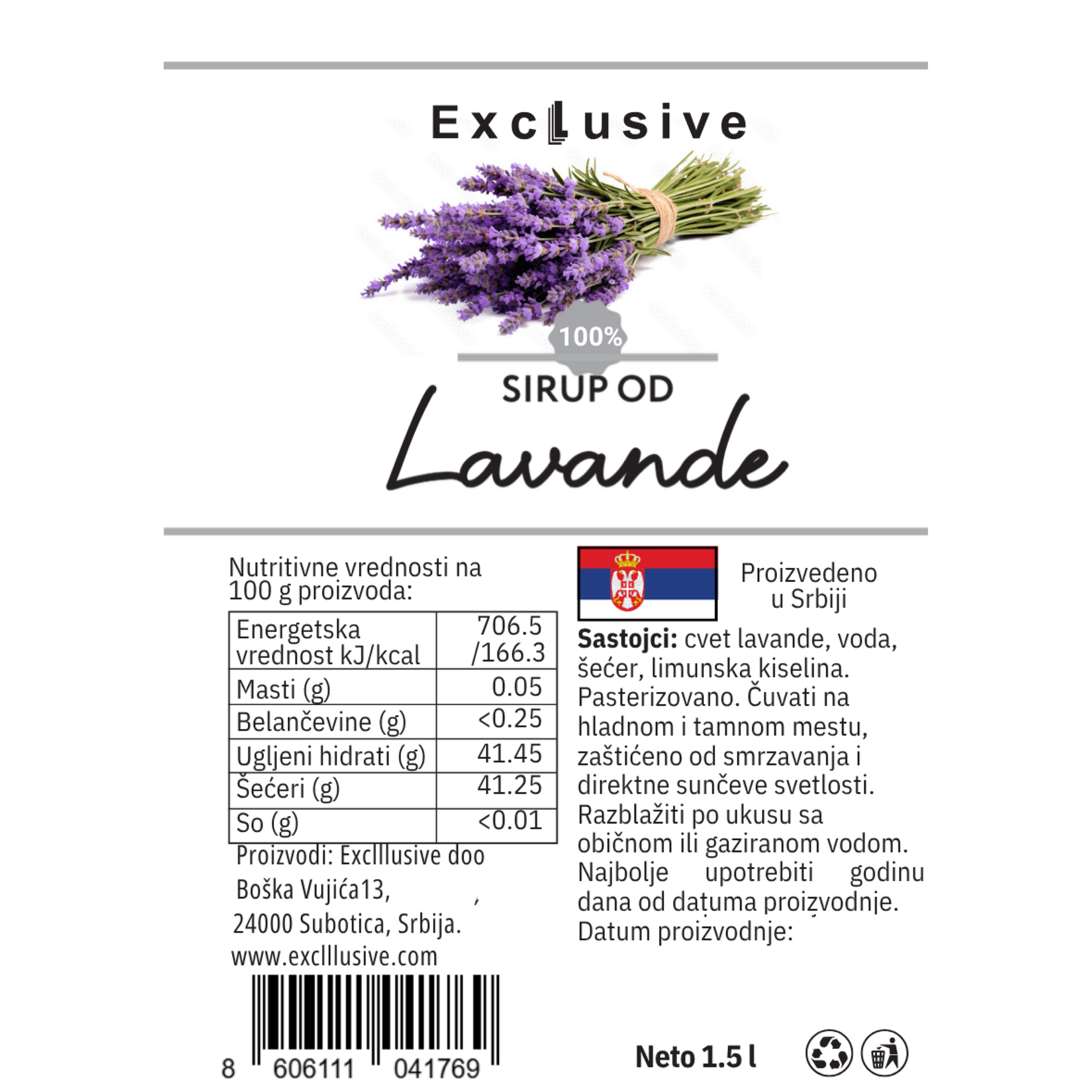 Sirup od lavande