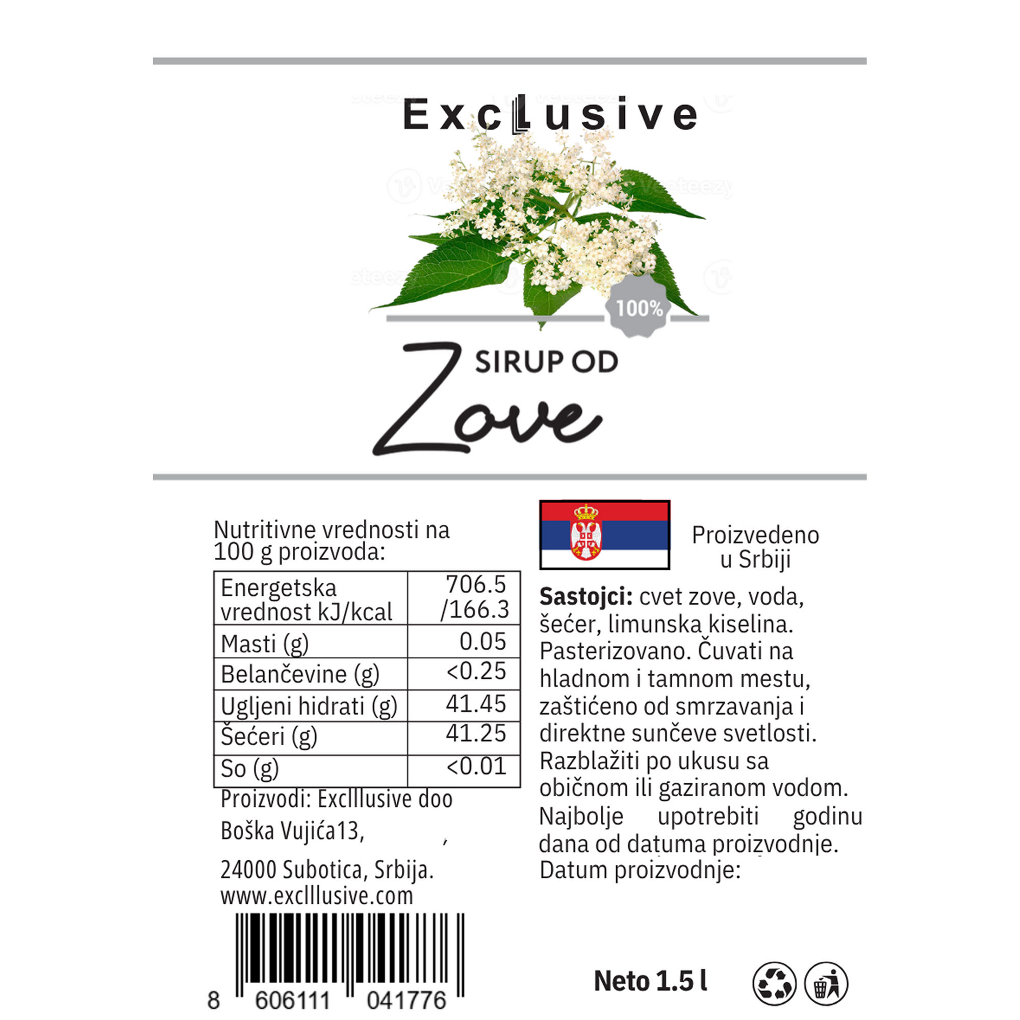 Sirup od zove